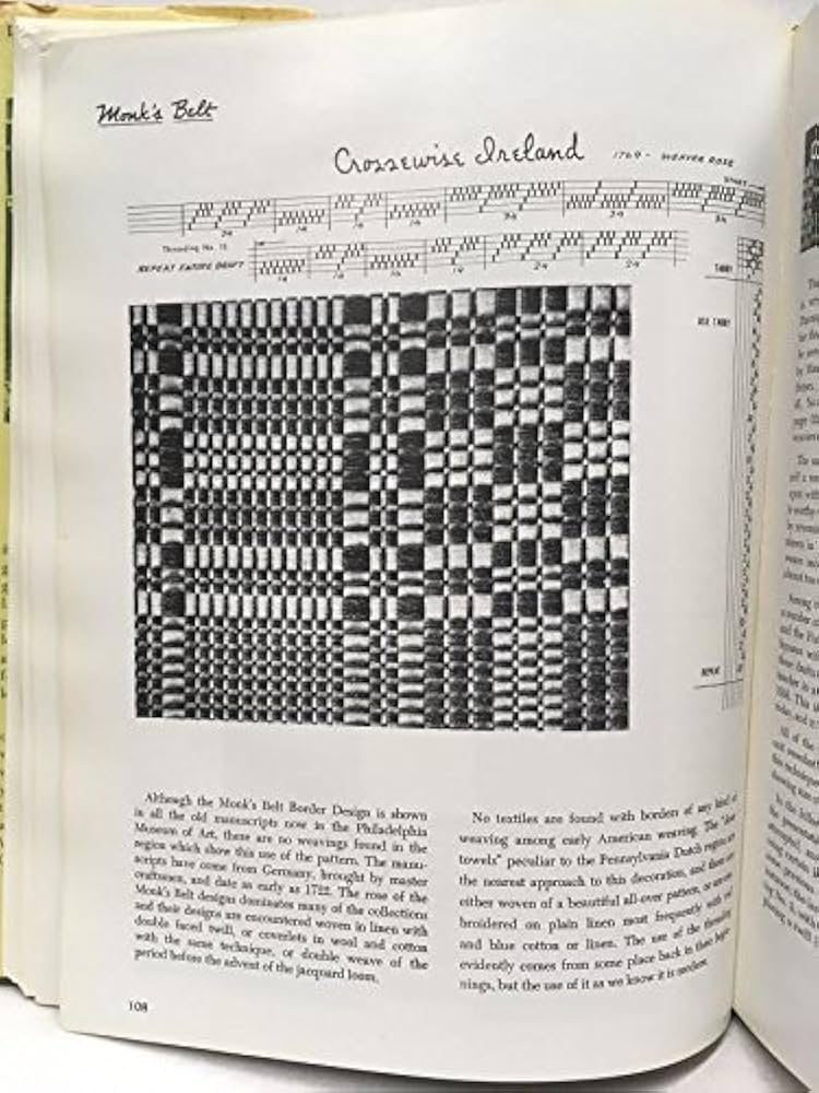 洋書　A HANDWEAVER’S PATTERN BOOK A Handweaver's Pattern Book: Davison, Marguerite Porter